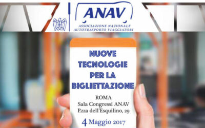 Seminario Anav “Nuove tecnologie per la bigliettazione”